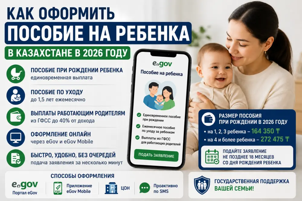 Как оформить пособие на ребенка