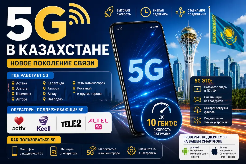 5G: где работает и какие телефоны поддерживают