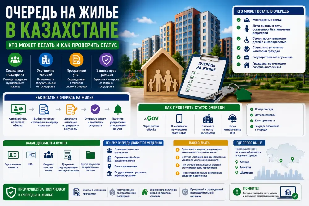 Очередь на жилье: кто может встать и как проверить статус