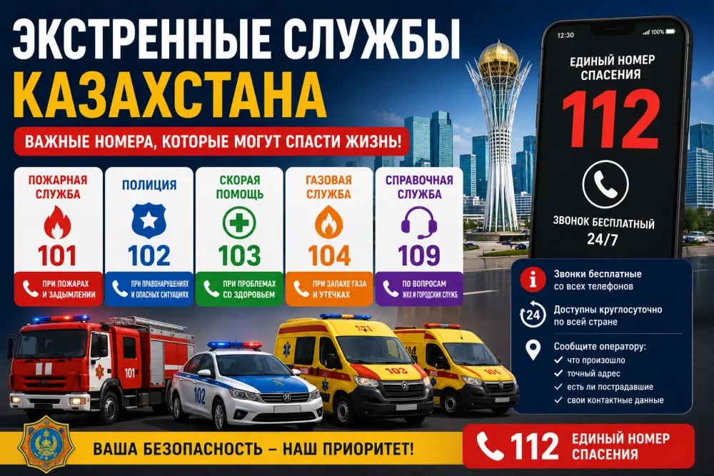 Экстренные службы Казахстана