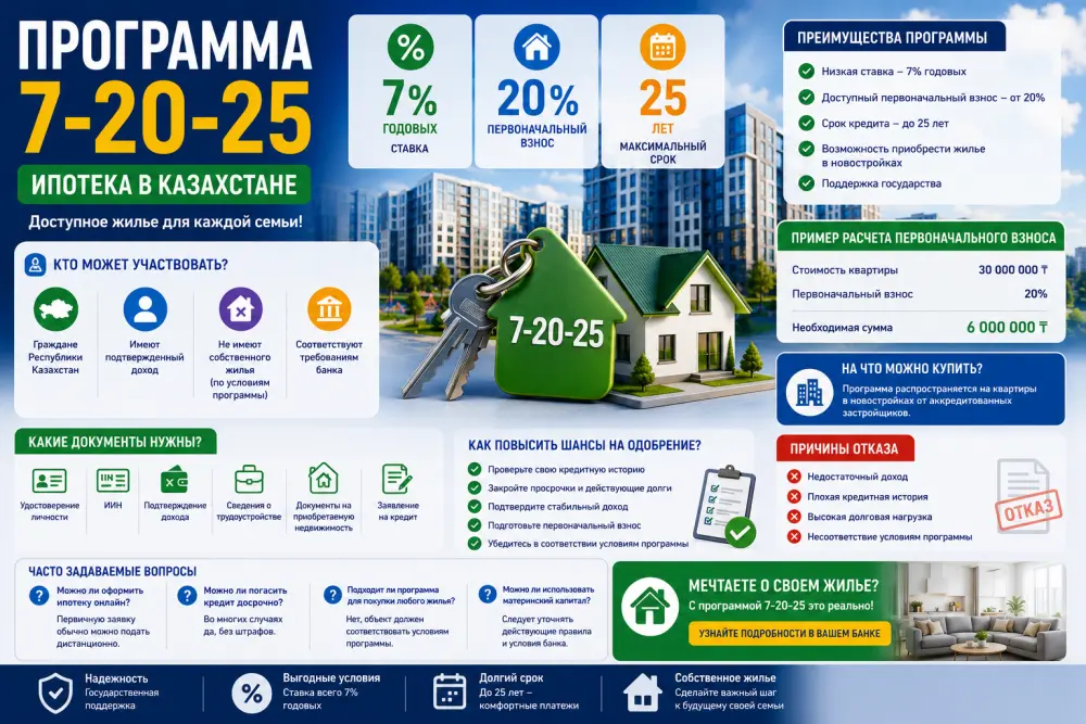 Ипотечная программа 7-20-25