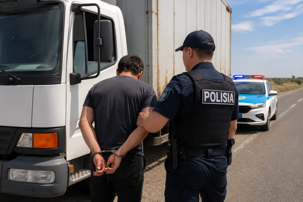 Житель Актобе угнал грузовик ради поездки на рыбалку